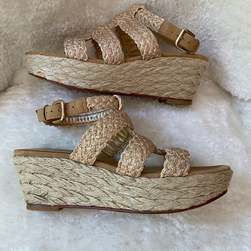 Stuart Weitzman Platform Sandal Size 61/2 - image 2